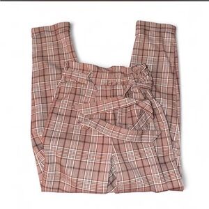 SO Brown Plaid Pants